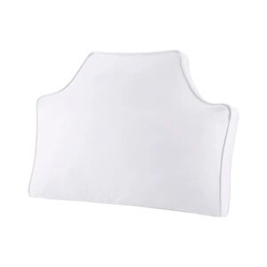 Oversized White Headboard 100% Cotton Canvas Pillow